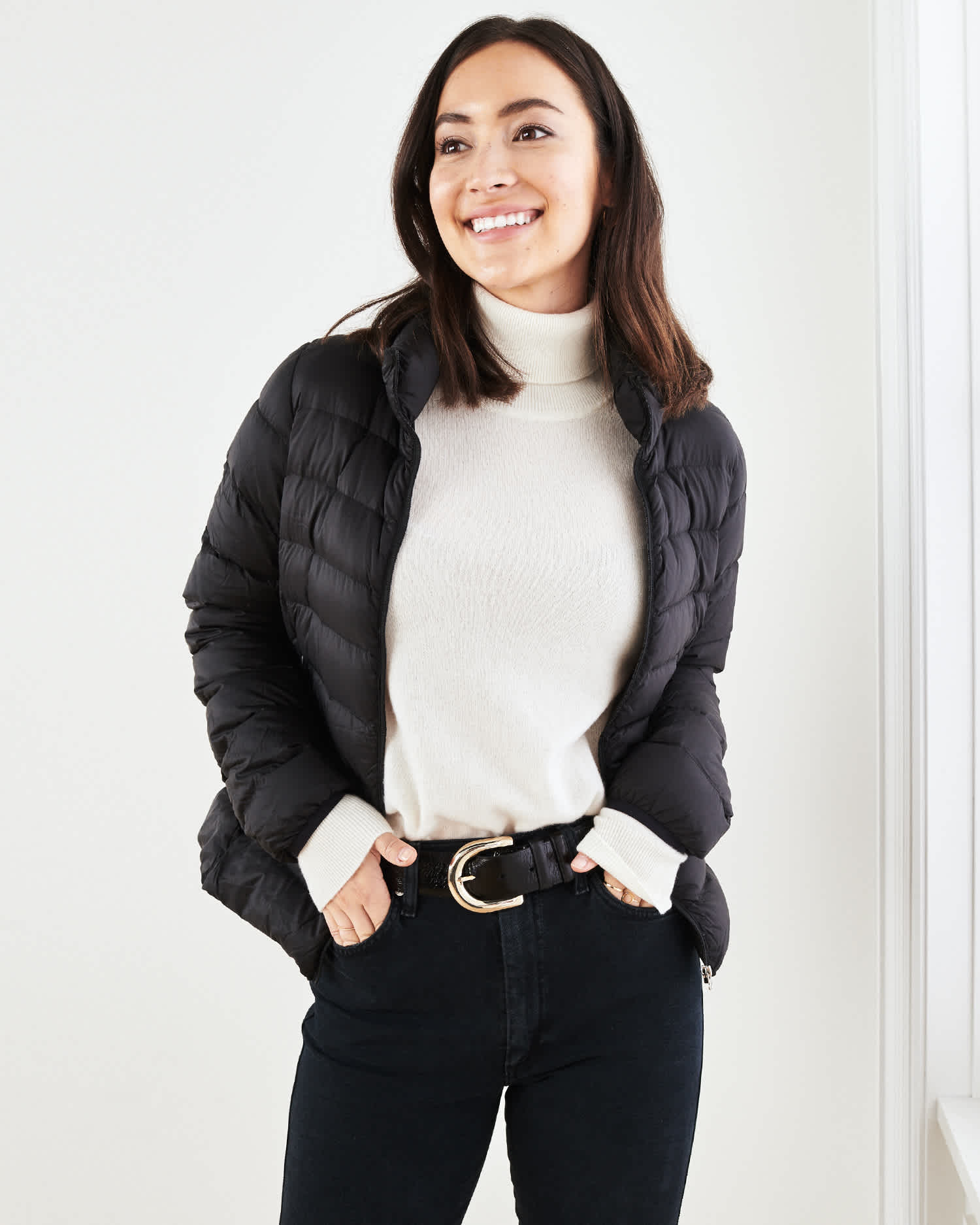 QUINCE W-JKT-10-BLK 1900