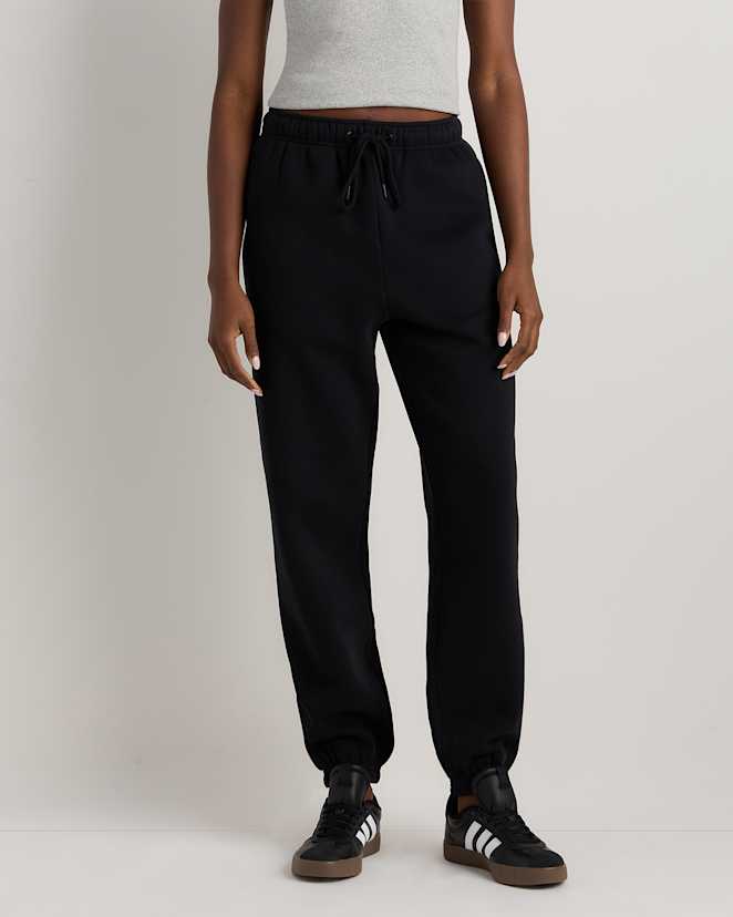 Black Everyday Fleece Joggers
