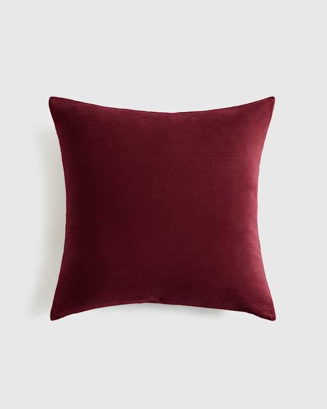Bordeaux Corduroy Cotton Velvet Pillow Cover