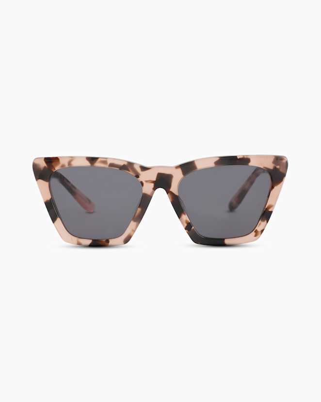 Tan Tortoise with Grey Lens Andy Polarized Acetate Sunglasses