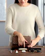 Italian Leather Quilted Convertible Crossbody