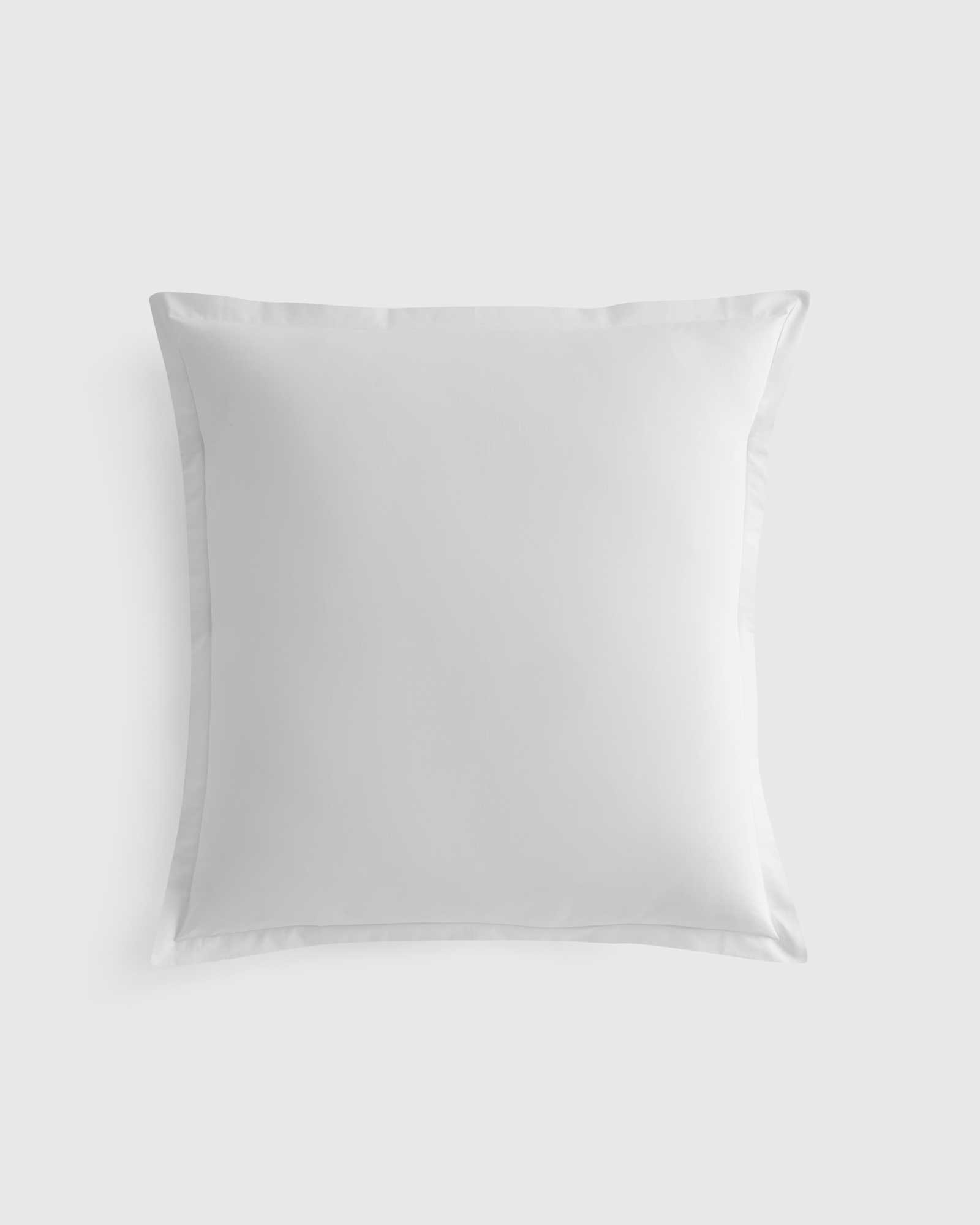 white Classic Organic Percale Euro Sham