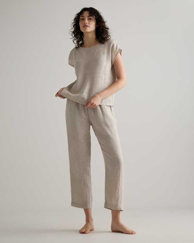 Flax 100% European Linen Pajama Set