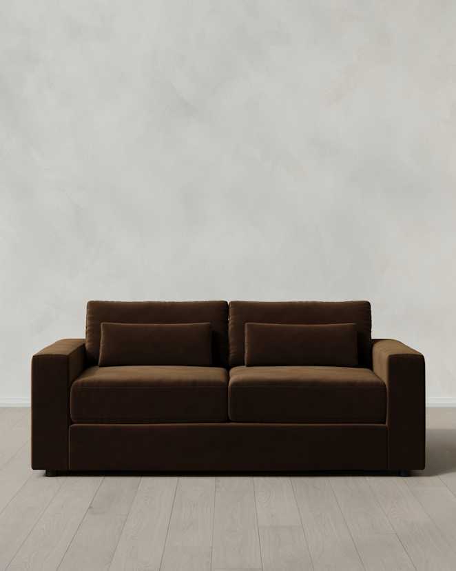 Java Ashford Deep Seat Sofa in Performance Velvet