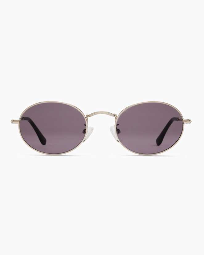 Silver with Grey lens Venice Polarized Stainless Steel Sunglasses