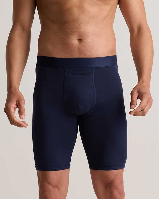 Navy Organic Cotton 8'' Boxer Brief (3-pack)