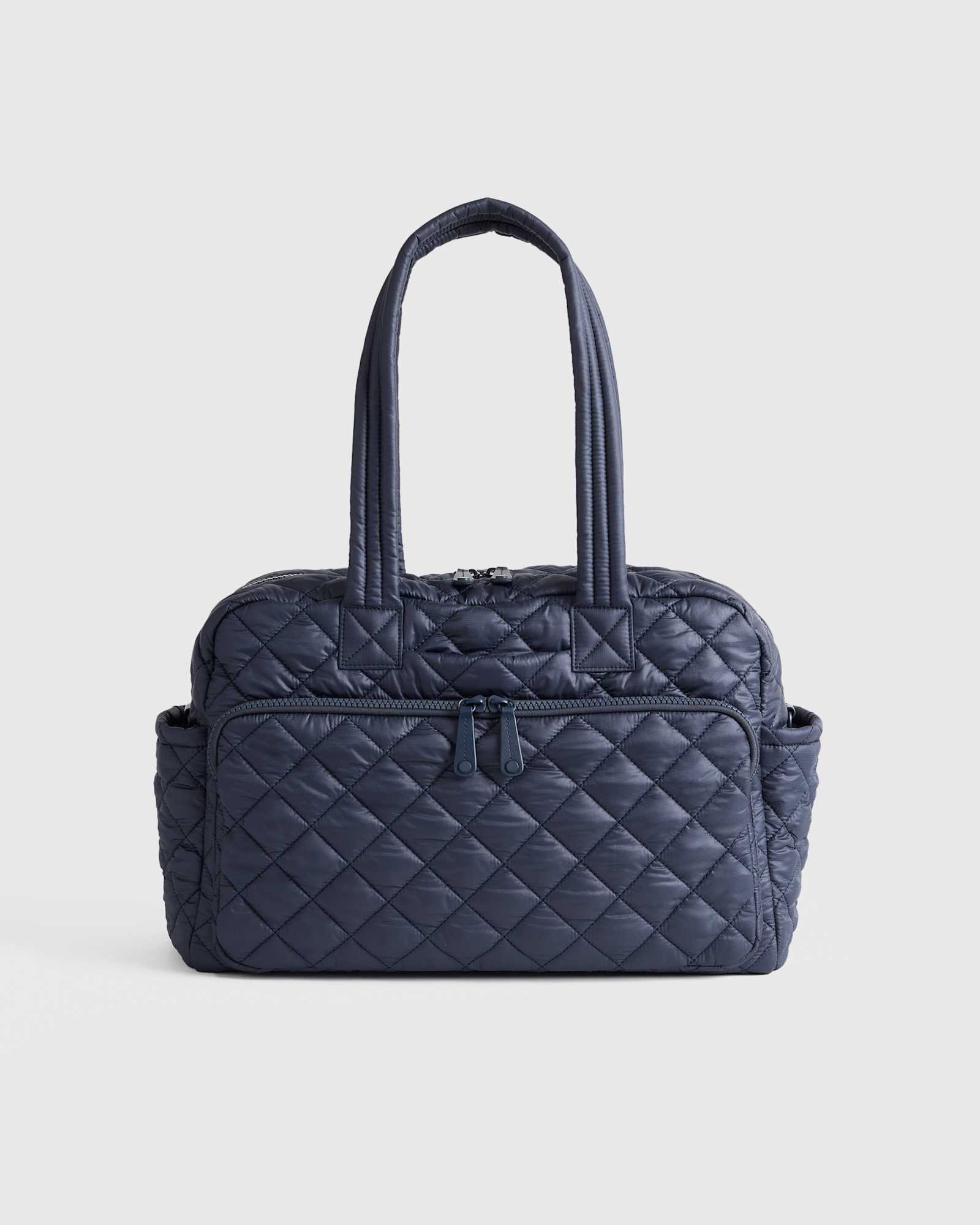 navy Transit Quilted Duffle Bag