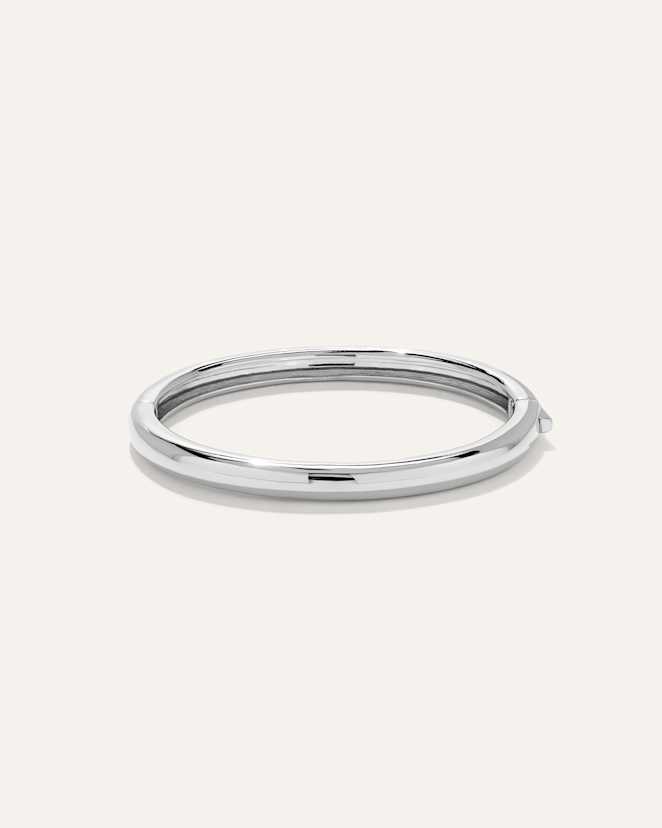 Silver Dome Bangle