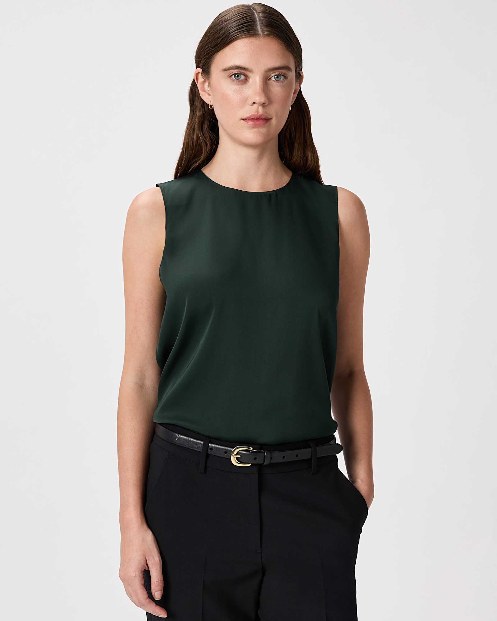 dogwood Washable Stretch Silk Shell Tank