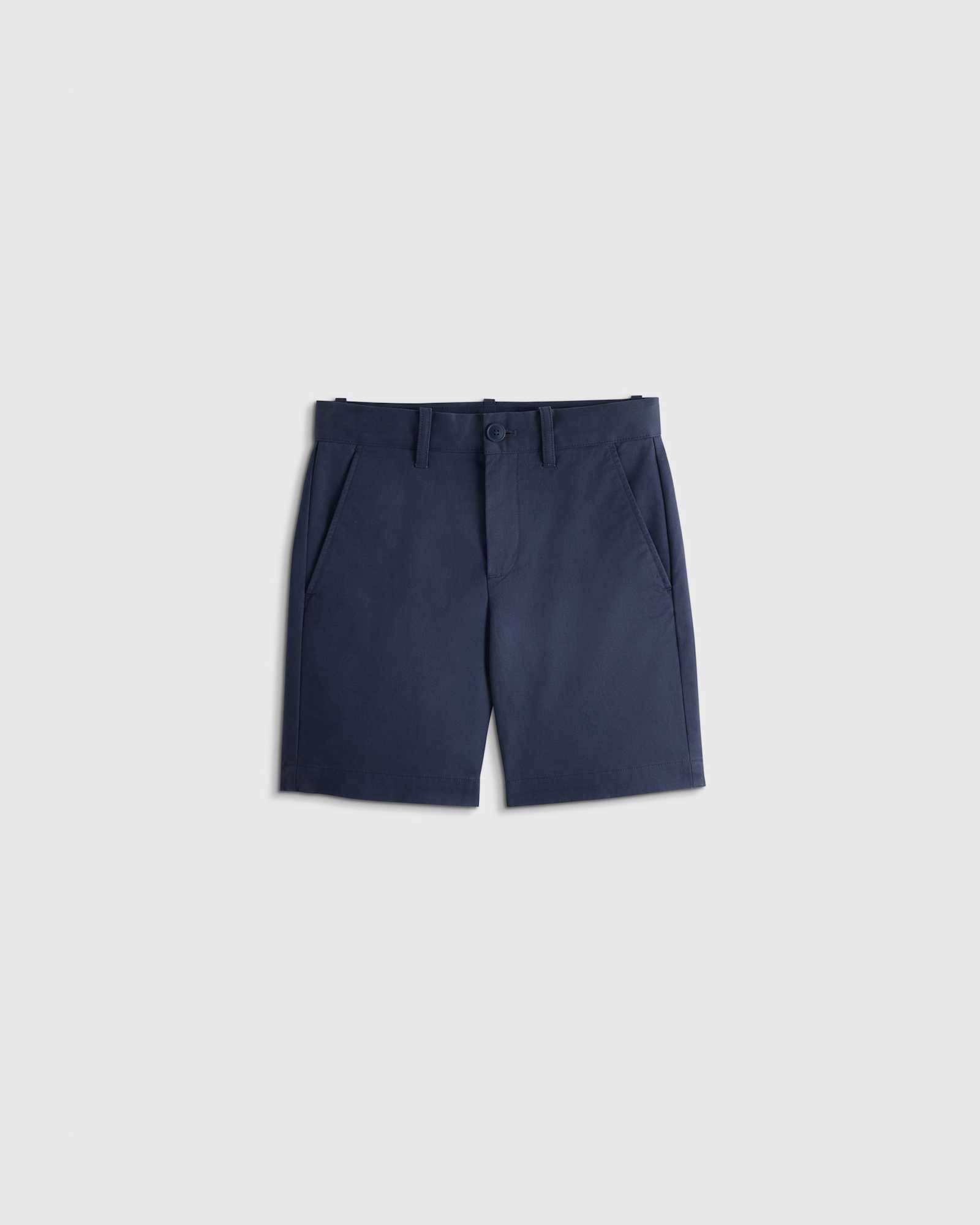 navy Organic Cotton Stretch Classic Chino Short