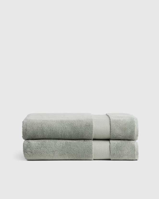 Eucalyptus Turkish Ultra Plush Bath Sheet (Set of 2)