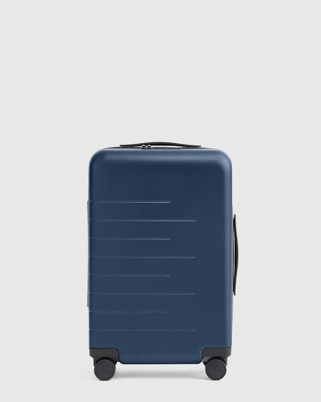 Navy Petite valise de cabine extensible