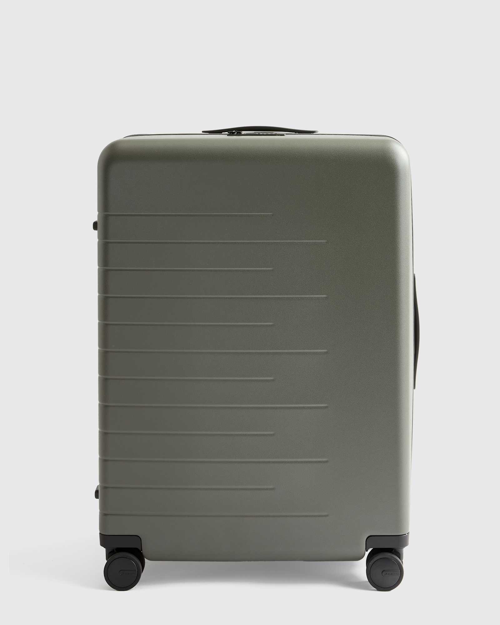 olive Expandable Large Check-In Suitcase