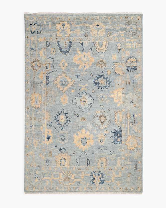 Blue Kian Hand-Knotted Wool Rug