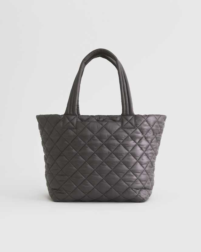 Charcoal Transit Quilted Carry-All Tote