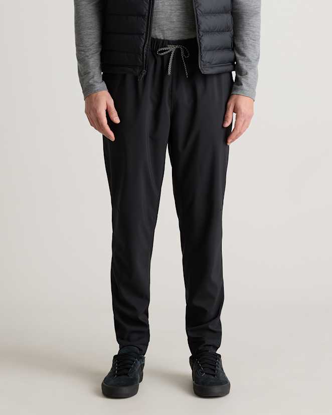 Midnight Black Micro Ripstop Hike Joggers