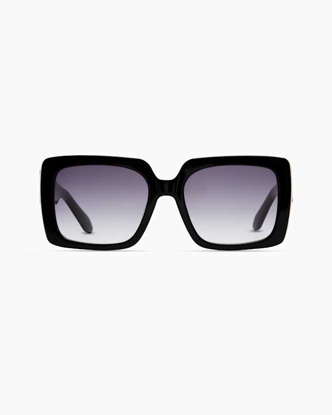 Black with Grey Gradient lens Lunettes de soleil Cartagena polarisées en acétate