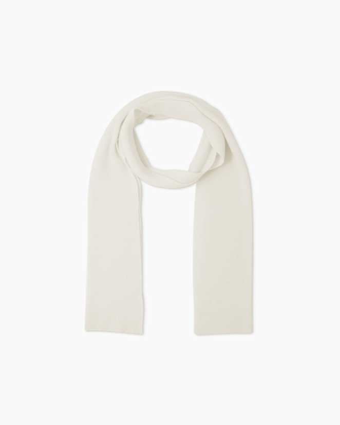 Ivory Mongolian Cashmere Scarf
