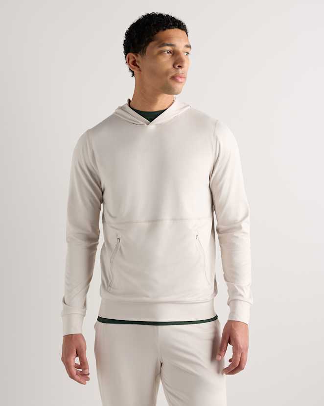 Solid Chalk Flowknit Performance Hoodie