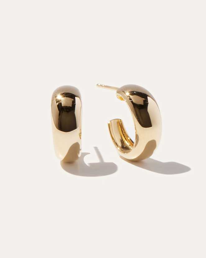 Gold Vermeil Chunky Hoops