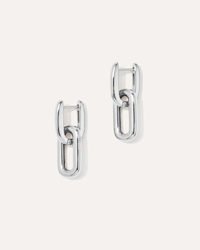 Sterling Silver Convertible U Hoops