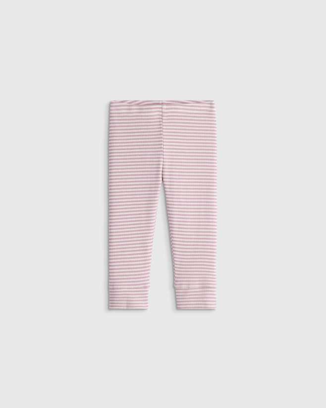 Lilac Stripe Softest Rib Leggings