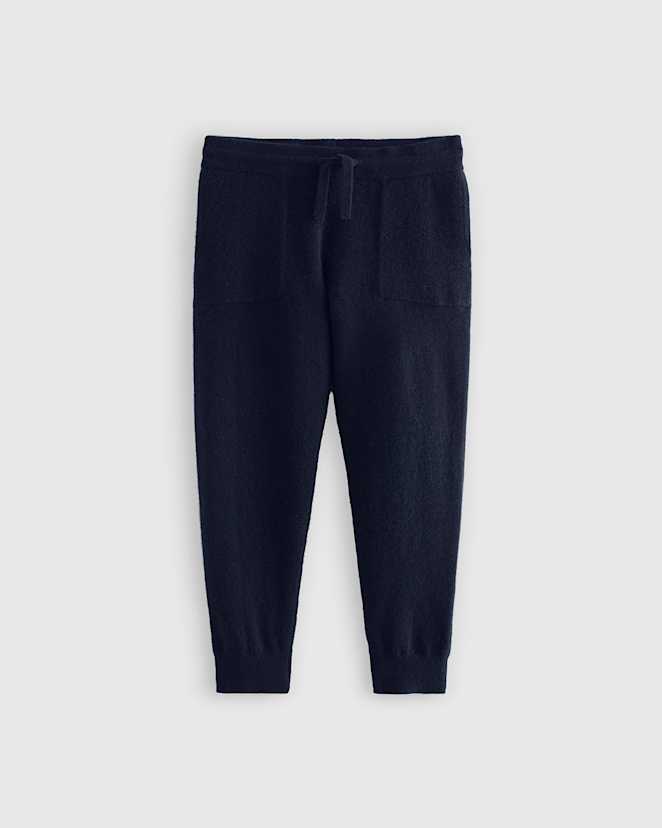 True Navy Washable Cashmere Jogger