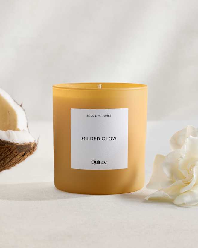 No Color Gilded Glow Candle