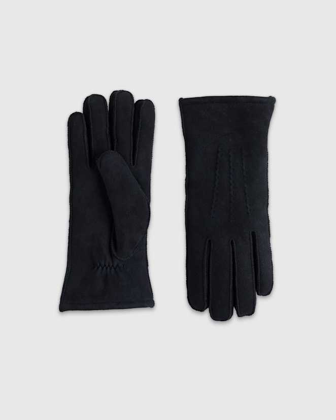 Black 100% Australian Shearling Gloves