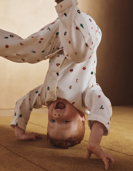 cont3toddlerpjsetmulti Multi Holiday Holiday Flannel Pajama Set