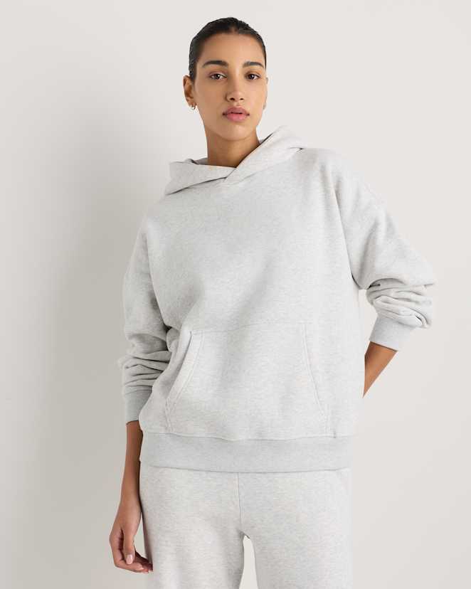 Light Heather Grey Everyday Fleece Hoodie