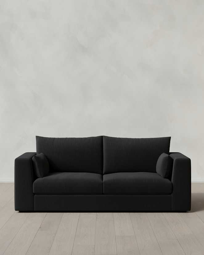 Onyx Oasis Sofa in Performance Linen