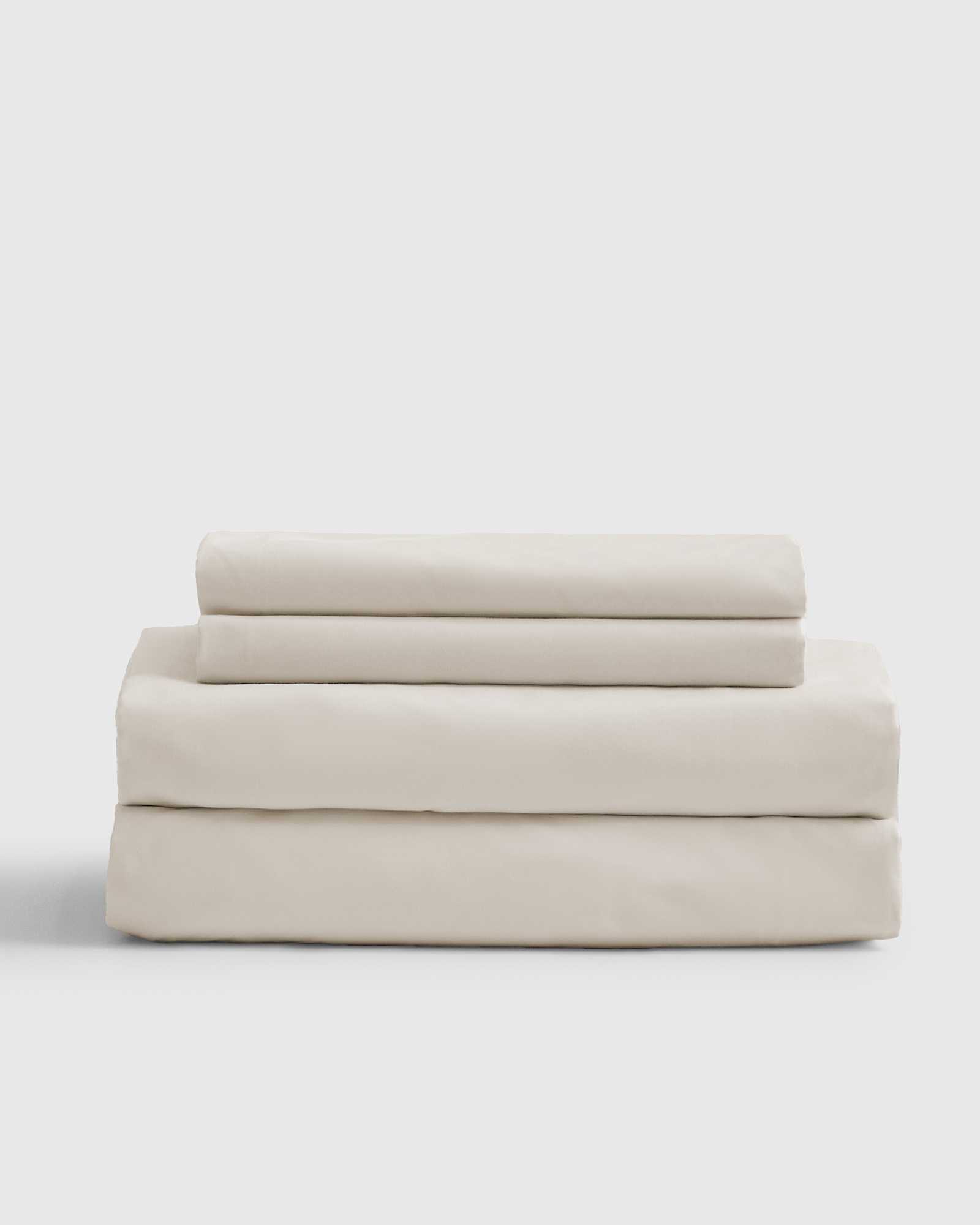 U-BEDD-138-sand sand Classic Organic Percale Sheet Set