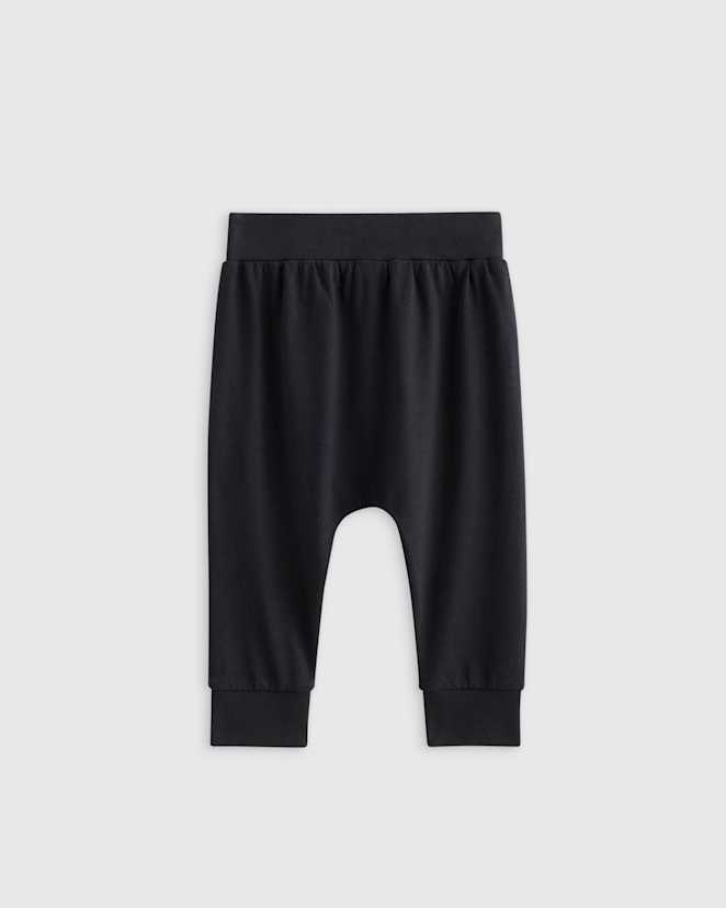 Black Pantalon de tous les jours 100 % coton biologique