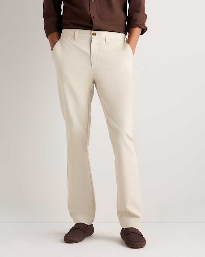 Stone Organic Cotton Stretch Chino Pants - Slim
