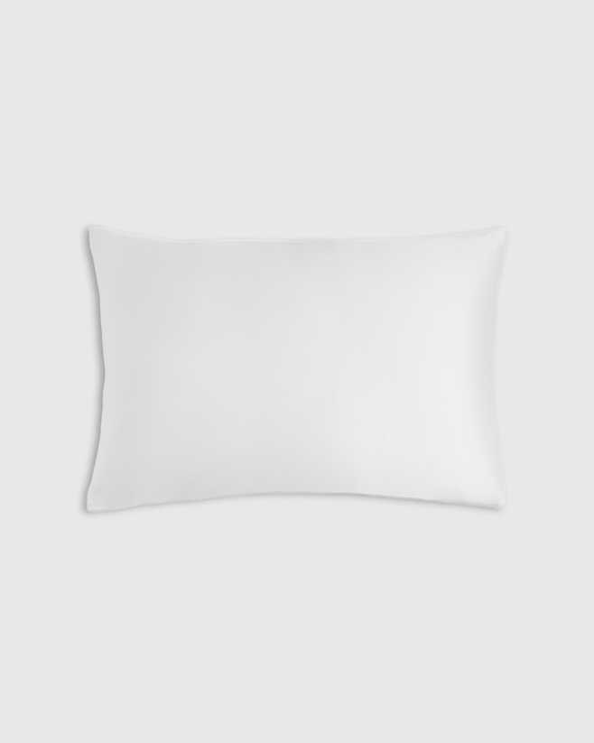 White 100% Mulberry Silk Pillowcase