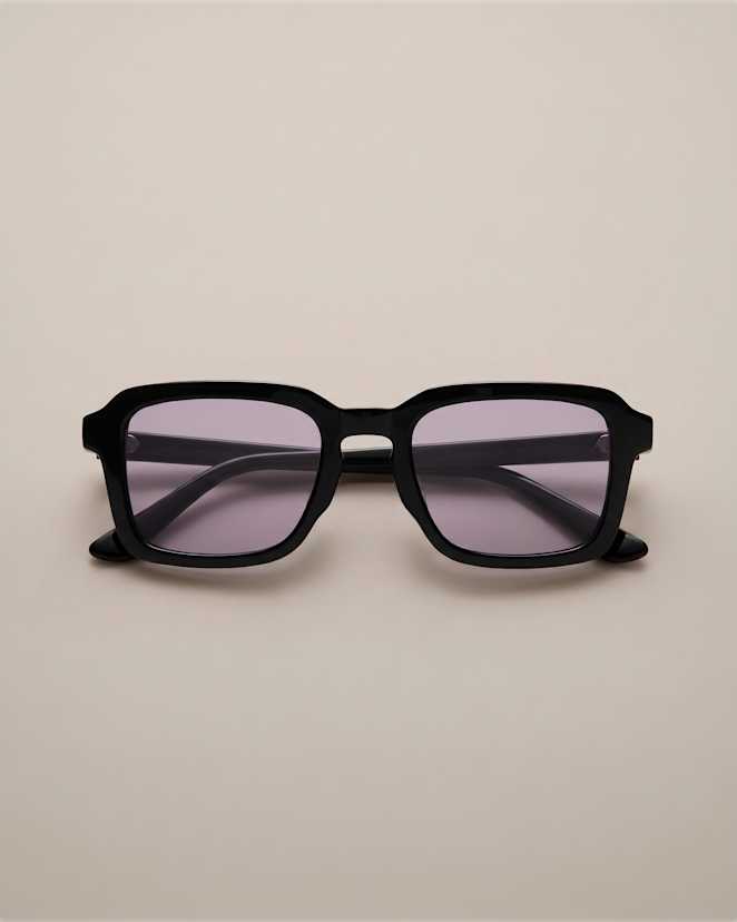 Black with Grey lens Tulum Polarized Acetate Sunglasses