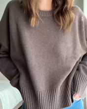 Cotton-Boyfriend-Crew-Sweater Heather-Brown VictoriaSchnieder 4x5 Thumbnail