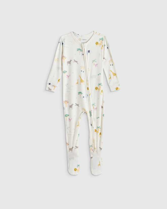 Safari Sleep Bamboo Footie Pajama