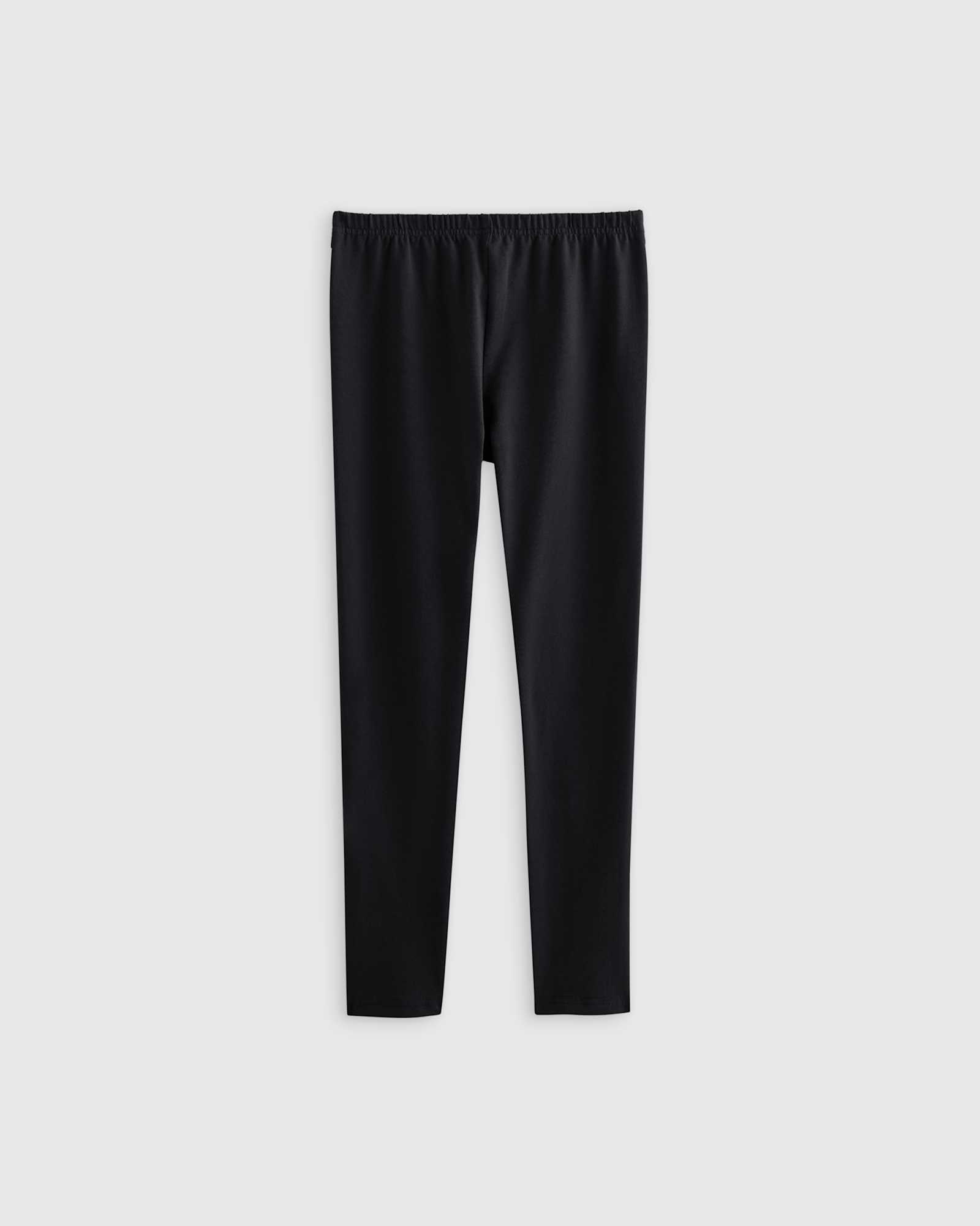Black Organic Cotton Leggings