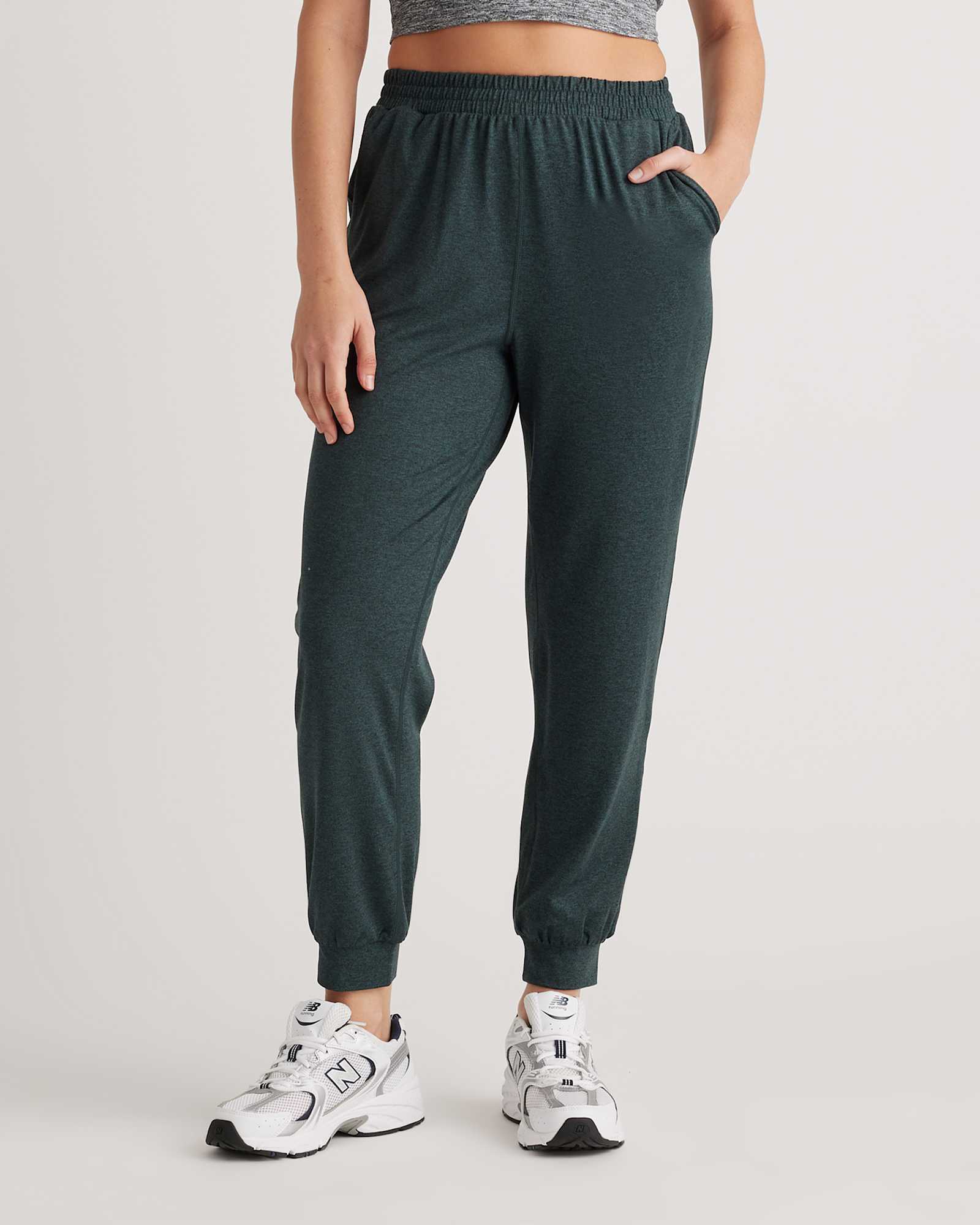 W-PNT-74-HGRN 1241 copy heather-green Flowknit High-Rise Boyfriend Joggers