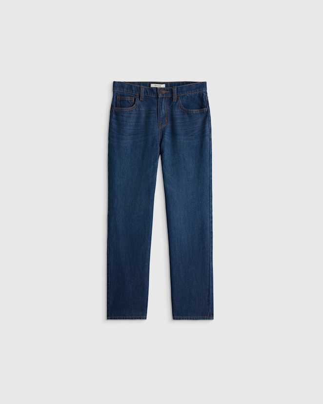 Dark Wash Boys Baggy Jeans