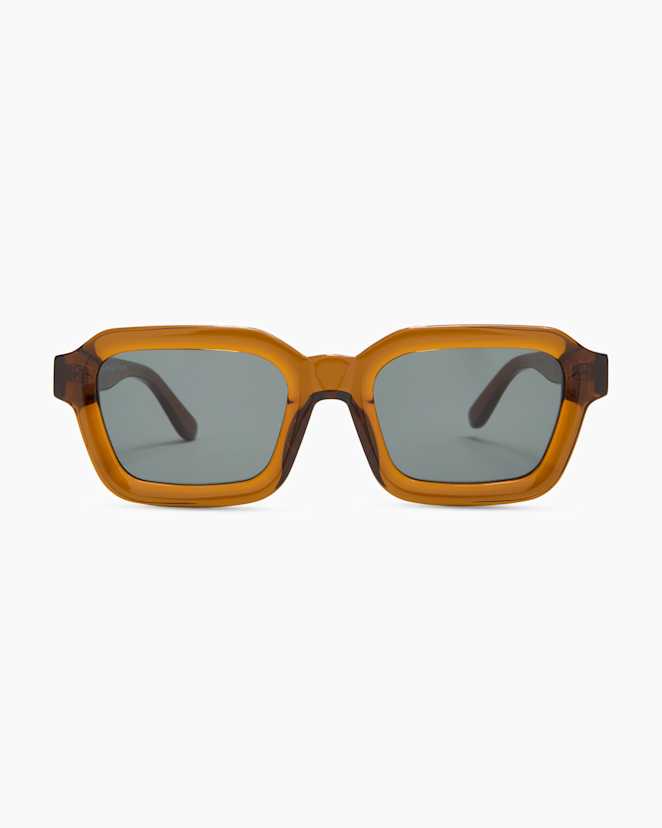 Clear Spice with Grey lens Ibiza Polarized Acetate Sunglasses