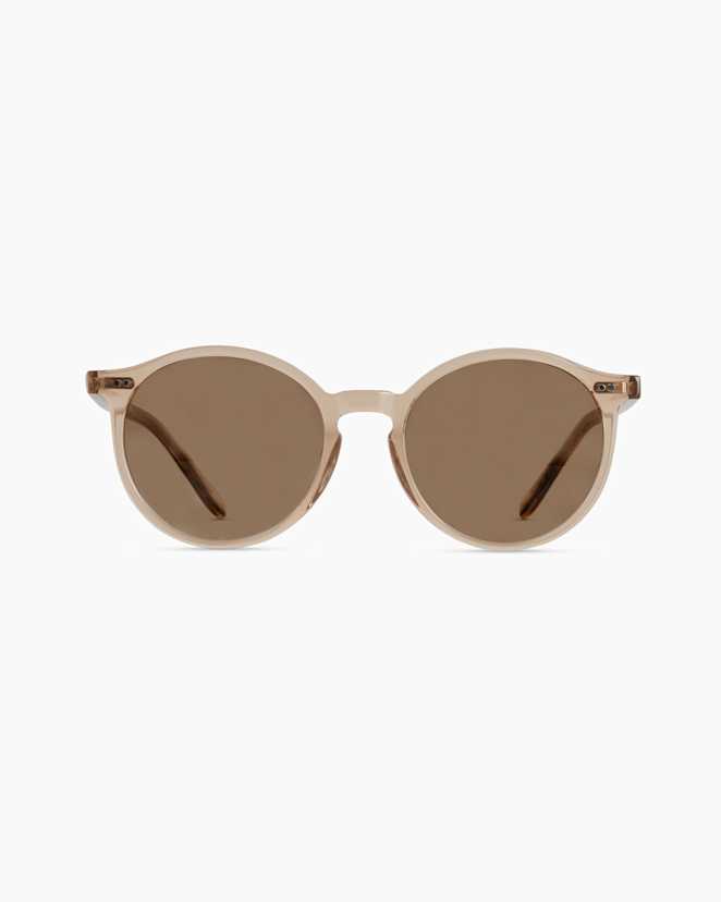 Clear Taupe with Brown lens Brixton Polarized Acetate Sunglasses