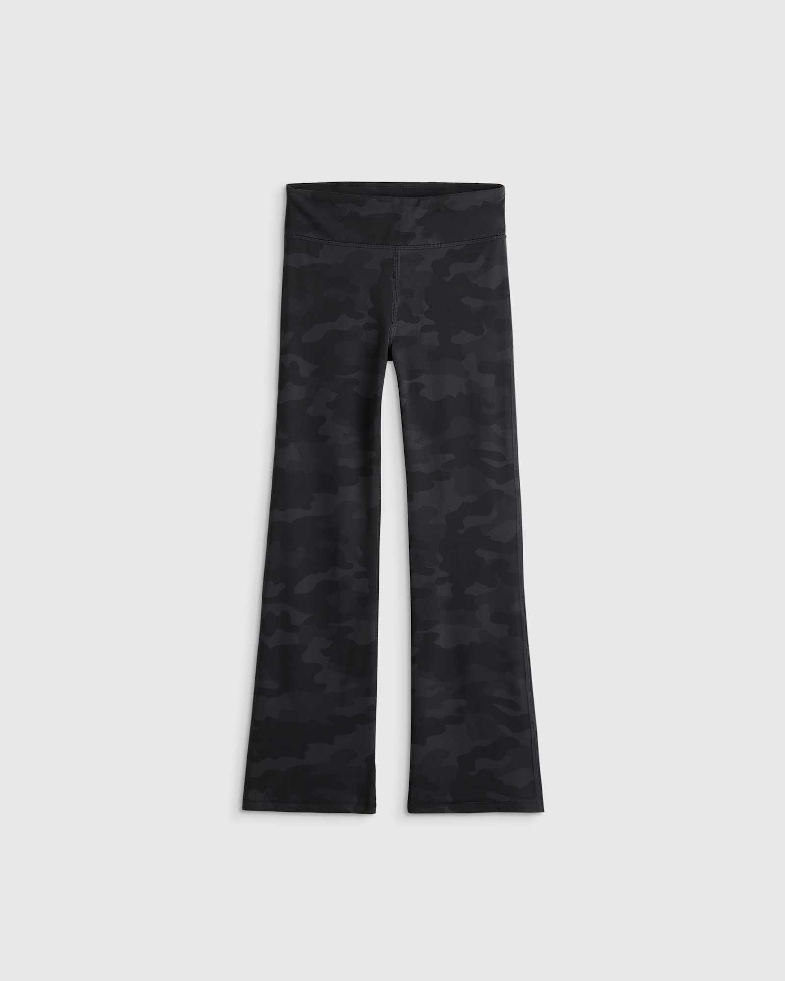 Black Camo Girls Ultra-Form High Rise Flare Pant