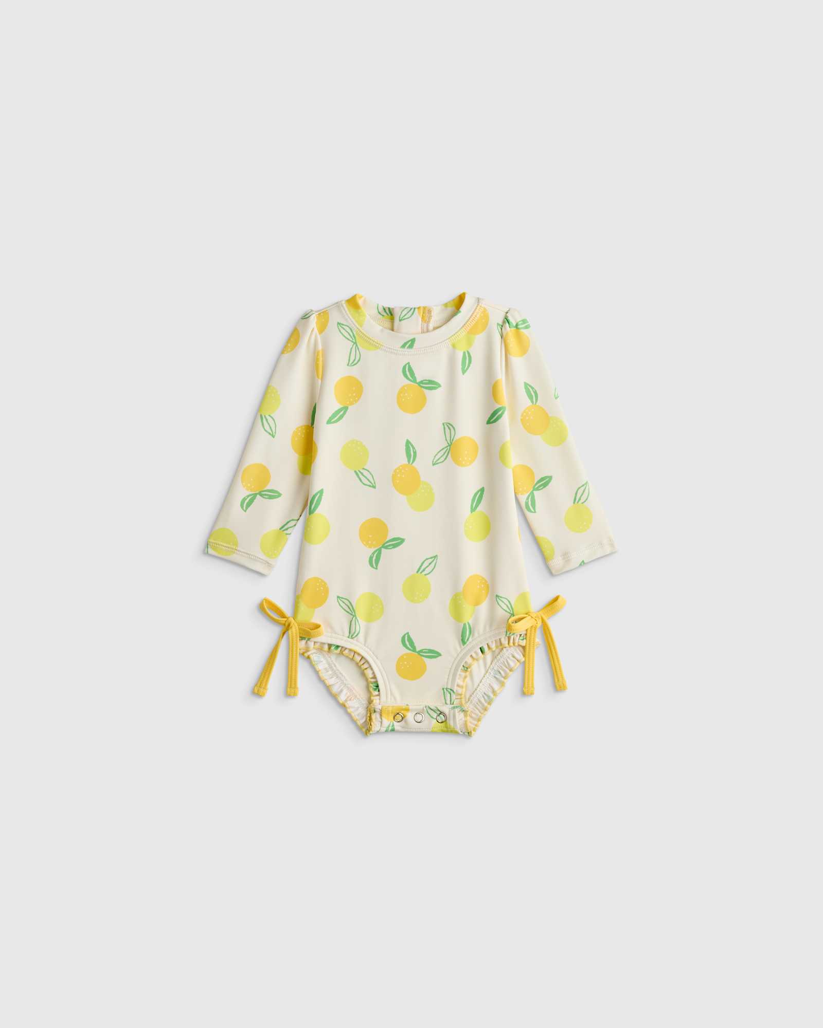 lemonade Long Sleeve Tie One-Piece Swimsuit