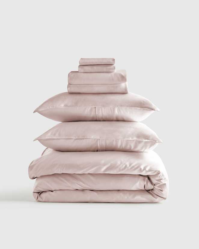 Soft Blush Bamboo Deluxe Bedding Bundle