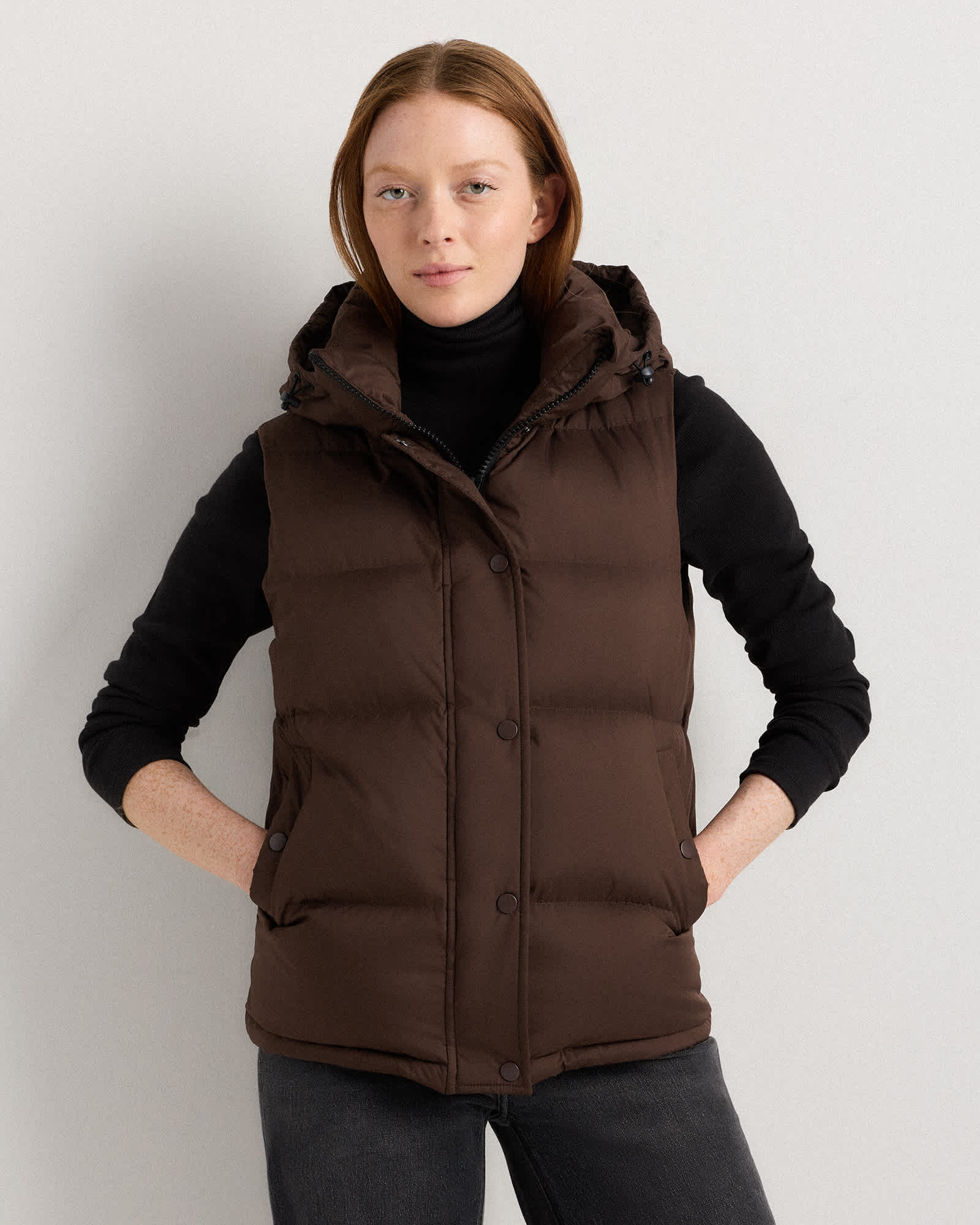 Hot Fudge Veste matelassée en duvet responsable