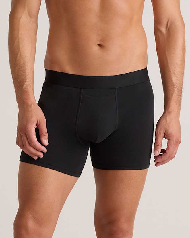 Black Organic Cotton 4'' Trunk (3-pack)