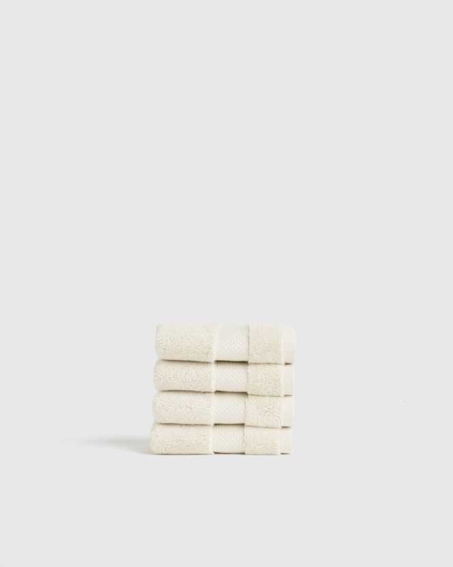 Ivory Turkish Ultra Plush Washcloth (Set of 4)